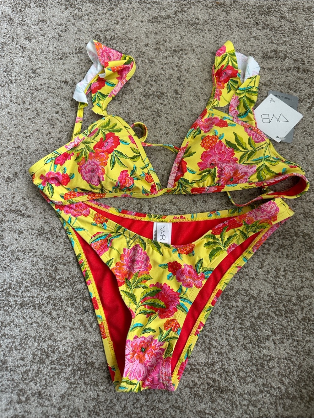VYB Floral 2Pc Bikini Swimsuit M